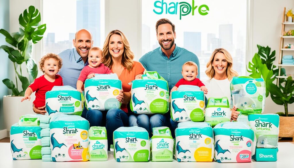 Kudos Diapers Shark Tank celebration Kudos Diapers Shark Tank celebration