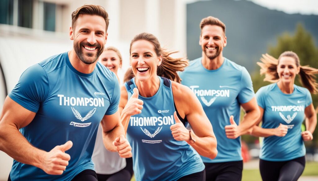 Thompson Tee marketing engagement