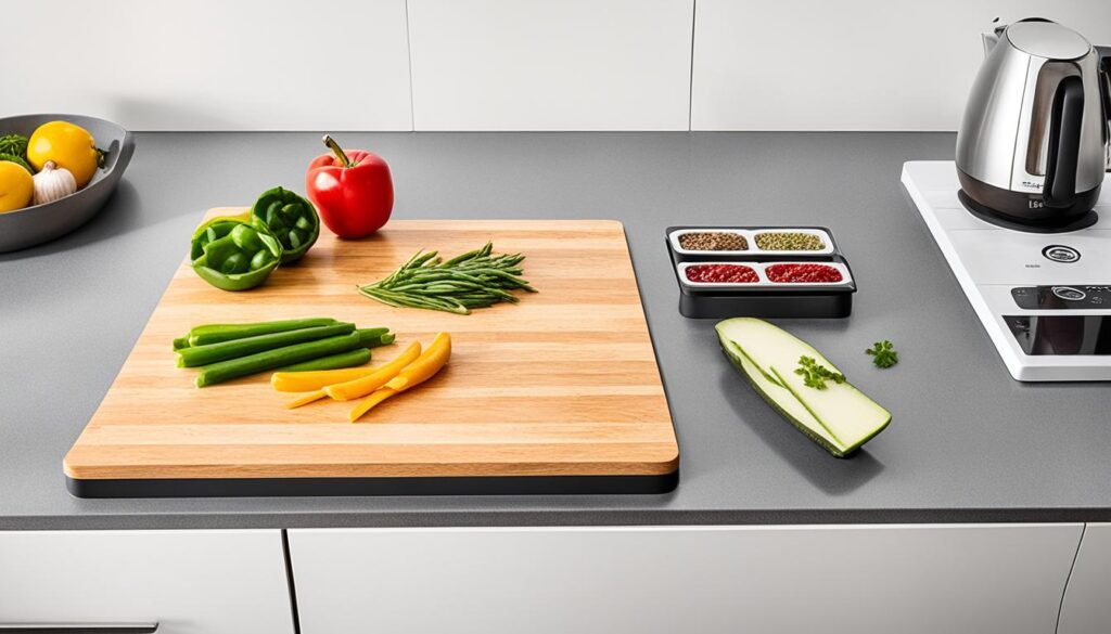 space-efficient cutting board