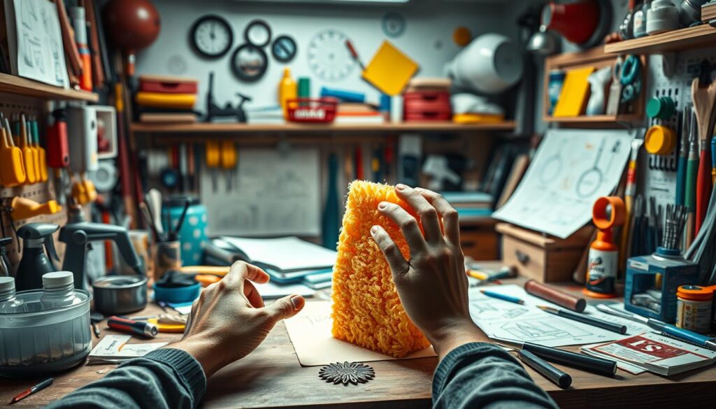 Jeff Dakin inventing cleaning tools